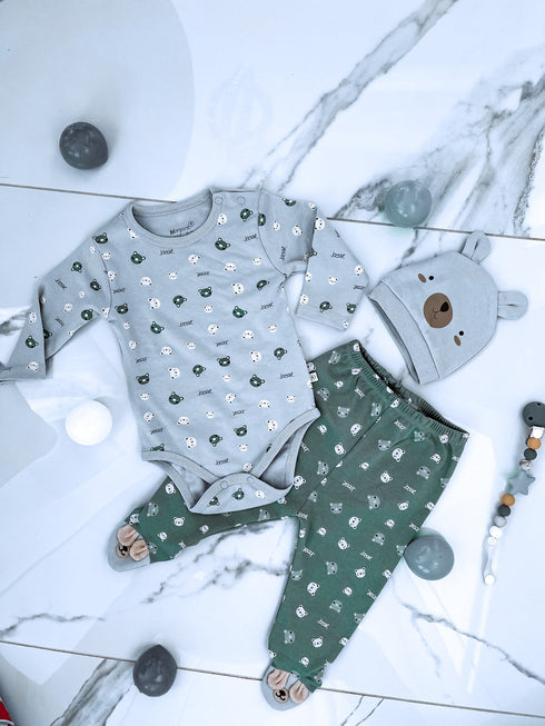 2-piece hat set for children "Lācītis"